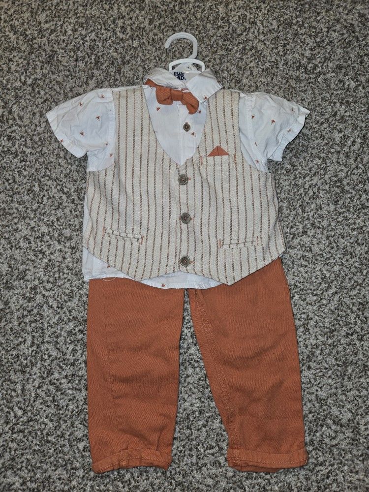 Baby Boy Clothes Size 24 Months 3 Piece Summer Suit Set