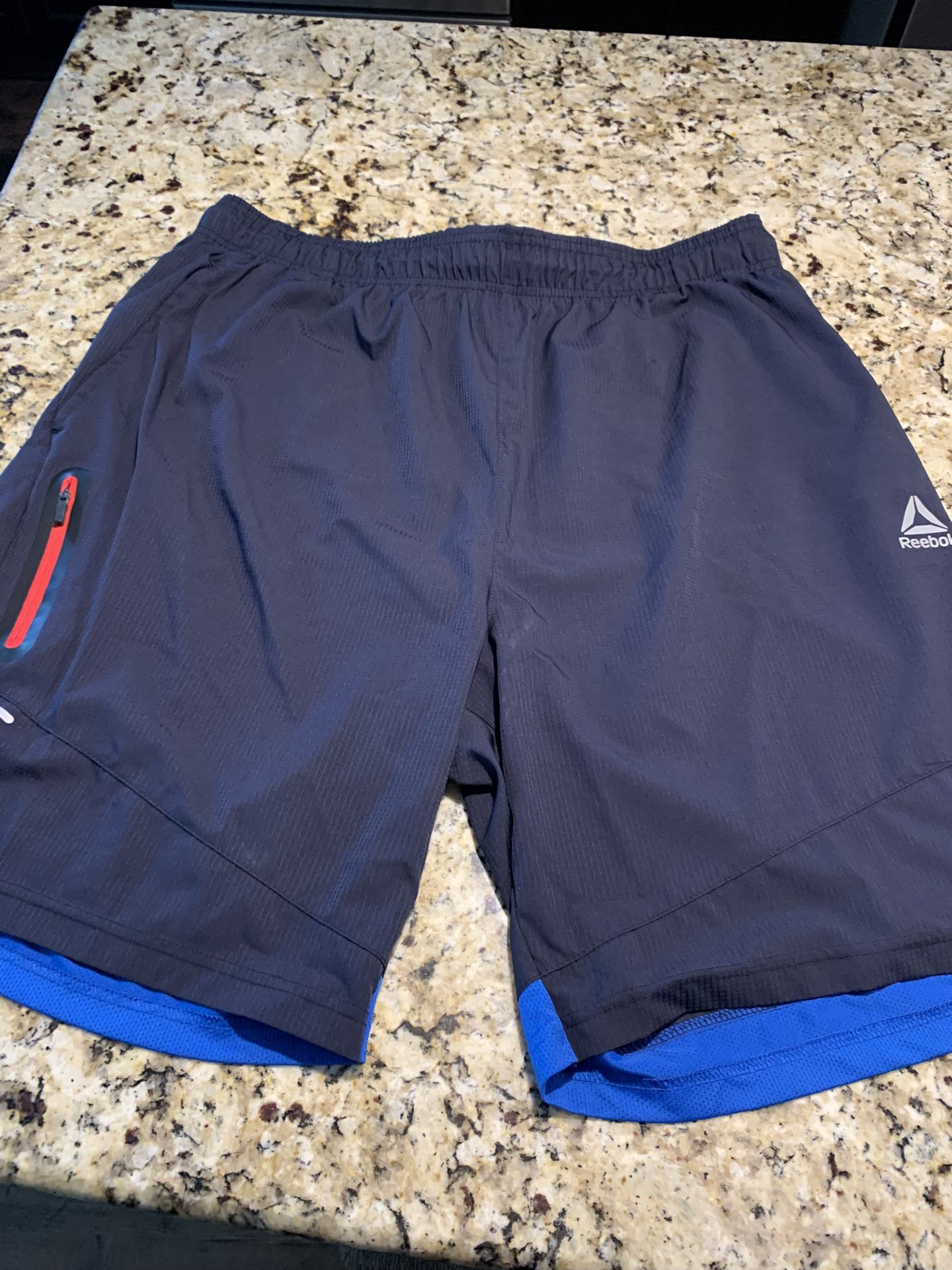 Men’s Reebok Brand Basketball Shorts, Size 2 XL,