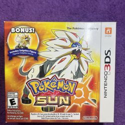 Nintendo 3DS Pokemon Sun Bonus Salgaleo Figure Sealed/Factory Sealed