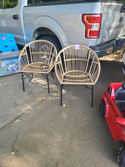 Boho outdoor chairs