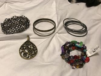 Bangles and Pendant