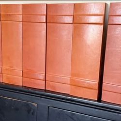 Levenger: Set of (10) leather magazine/file holders