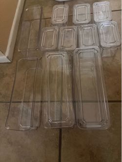 Fridge, organizers, and storage
