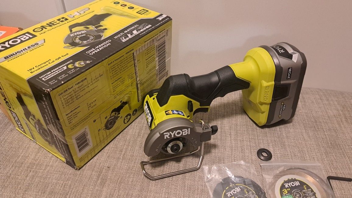 RYOBI ONE+ HP 18V Brushless Cordless Compact Cut Off Tool Kit