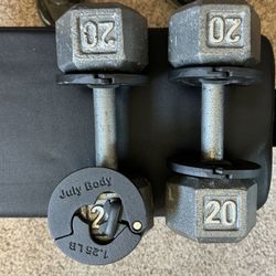 Weight Clips for Dumbbells, Kettlebell, and Barbells