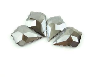 Crystal Gray Chandelier Lamp Part