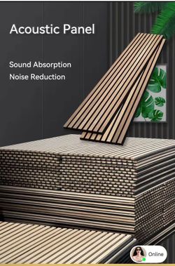 Wall (Acoustic) Panels - Light Brown & Dark Brown