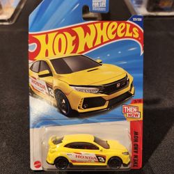 Hot Wheels 🔥 🛞,  Honda 2018 R Type Yellow