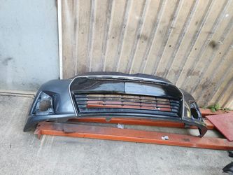 2014-2016 Toyota Corolla S Front Bumper Dark Gray Color
