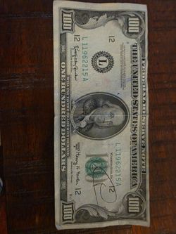 1950 Series $100 Federal Reserve Note