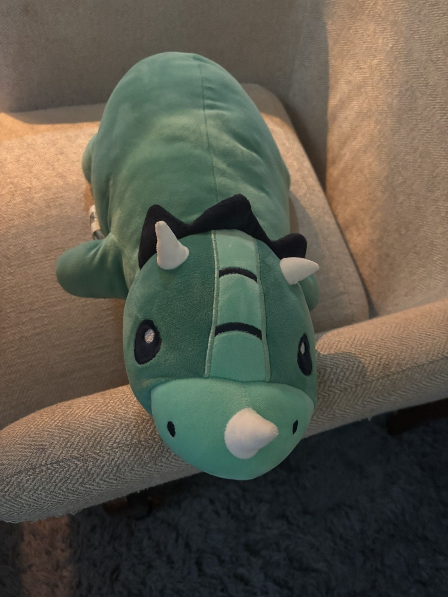 Weighted dinosaur plushy