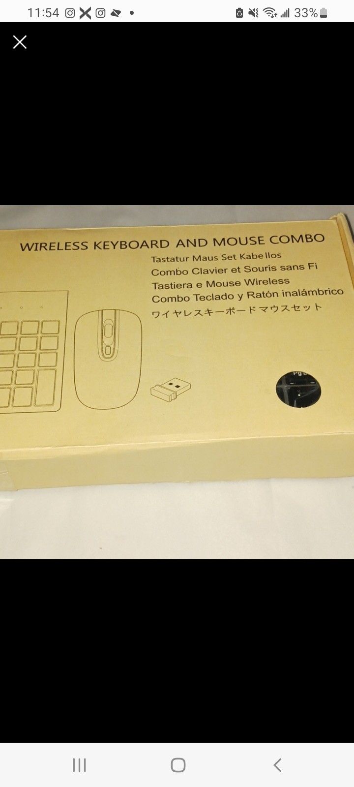 Wireless Keyboard And Mouse Combo
