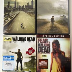 Lot of The Walking Dead: The Complete 1, 2 & 3 Season & Fear The WD 1 Season DVD