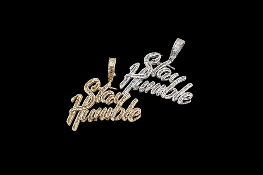 925 STERLING SILVER STAY HUMBLE PENDANT