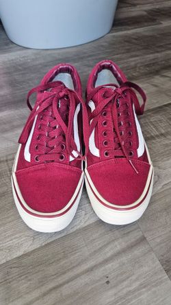 Vans Ward Low Burgundy 6.5 Men/8.0 Womens
