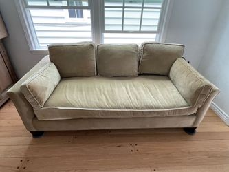 Beige modern couch