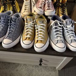 Converse Chuck Taylor High And Mids 11 And 11.5 Men’s Lot