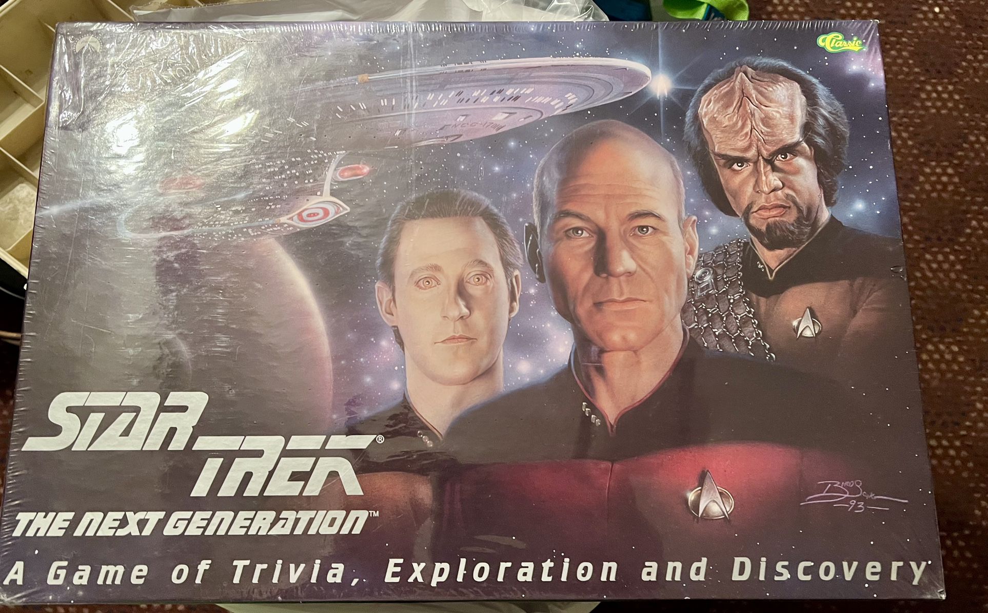 NEW! Star Trek The Next Generation Game of Trivia Exploration & Discovery 1993
