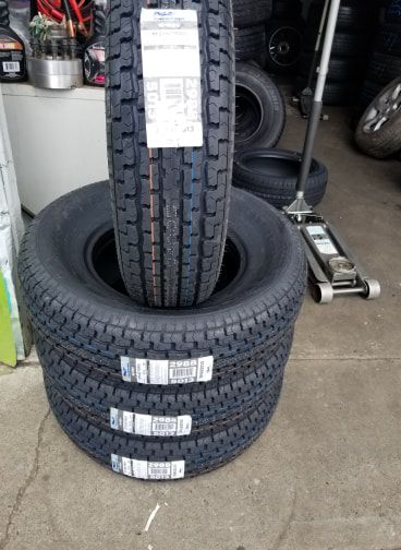 ST225/75/15 New Trailer Tires 10 Ply Tax Included