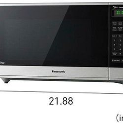 Panasonic - 1.6 Cu. Ft. Family-Size Microwave - Stainless Steel/silver

