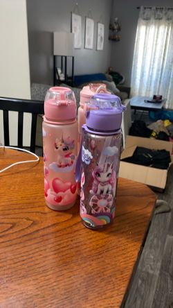 Unicorn water bottles