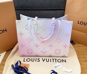 Louis Vuitton pink and purple purse