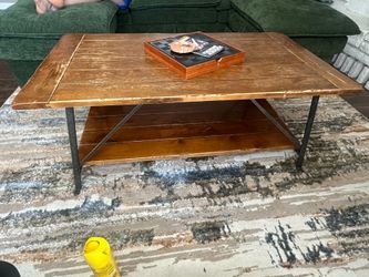 COFFEE TABLE (sturdy wood/metal)