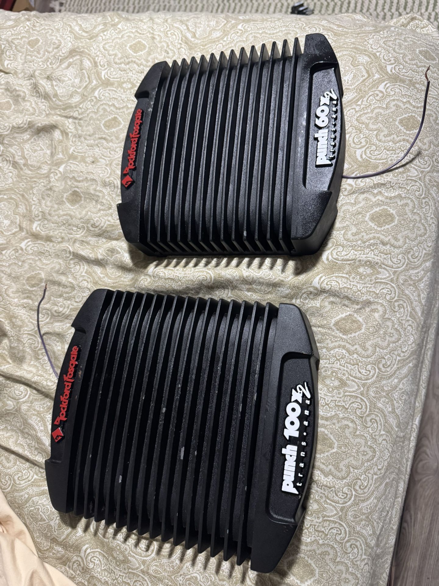 Set Of Amps Rockford Old School