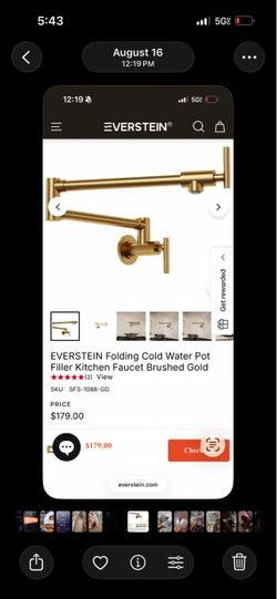 Everstein kitchen faucet