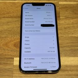 iPhone 13 Pro 512gb - Unlocked - Great Condition - No Scratches