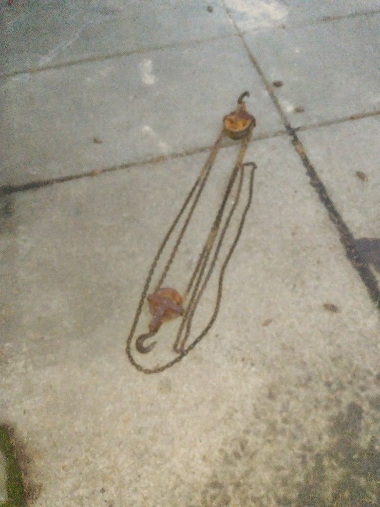 Vintage Coffing  Chain Hoist