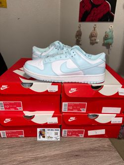 Size 10,10.5,11.5,12 - Nike Dunk Low Glacier Blue White