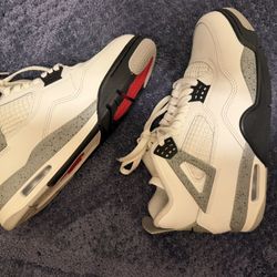 2025 Jordan 4 White Cement
