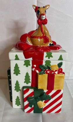 Christmas cookie jar