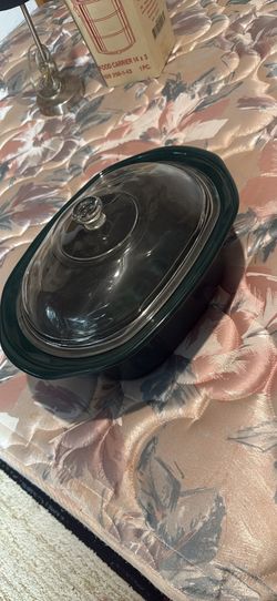Ceramic Slow Cooker Crock Insert with Glass Lid