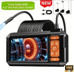 HD Borescope with 4.3" IPS Color Screen