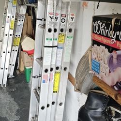 Brand New Metallic 6ft Sectional Window Cleaning Ladders