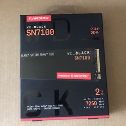 SanDisk Western Digital WD_BLACK 2TB SN7100 NVMe Gen4 Internal SSD