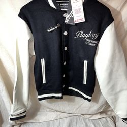 Homme Femme Playboy Varsity Jacket 