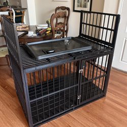 Large Metal Dog Cage