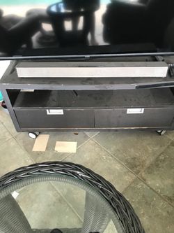 Free TV Stand and 2 leather recliners