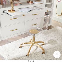 Piper Acrylic Desk Chair 