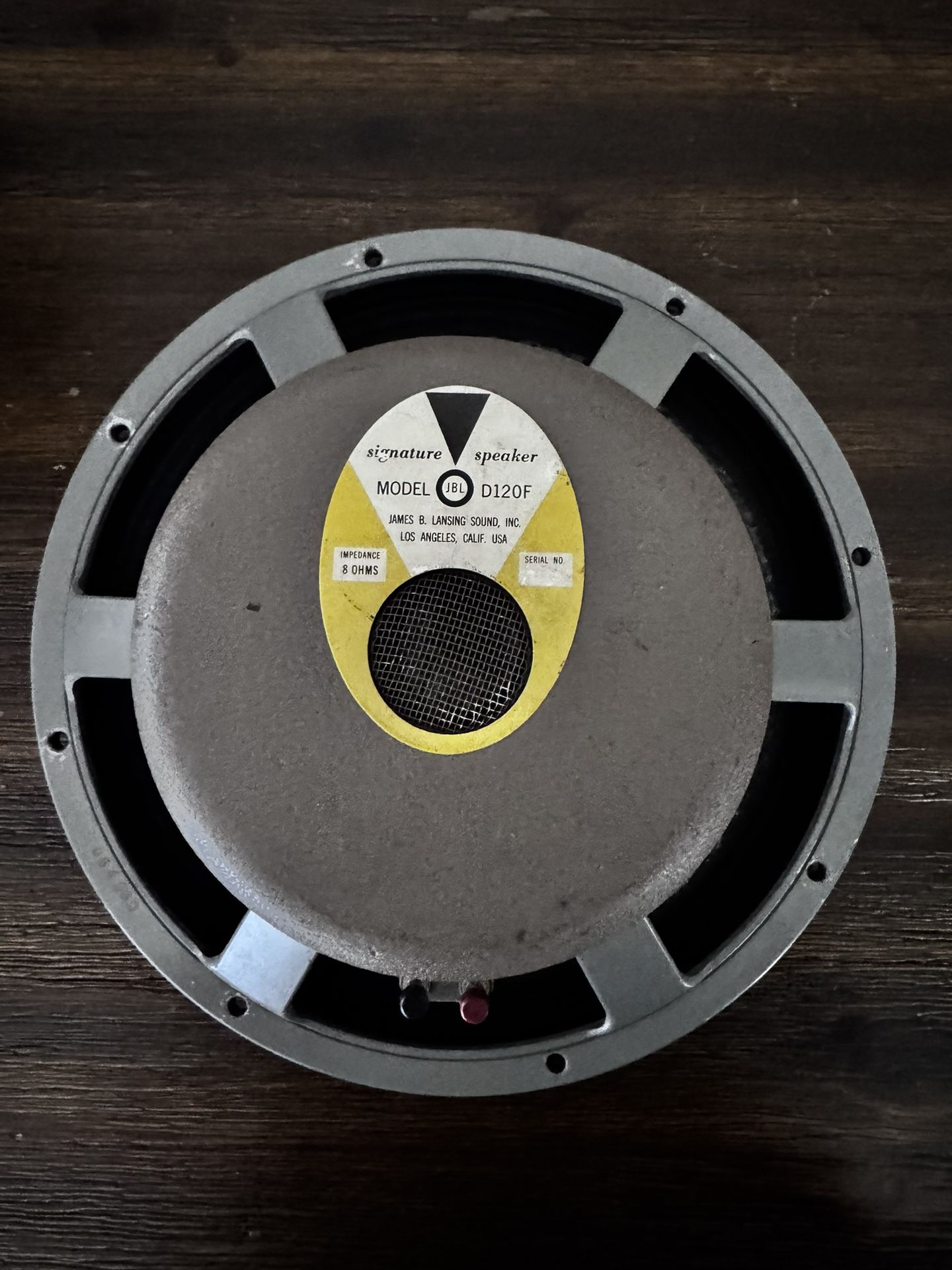 Vintage JBL D120F Speakers (1960s)