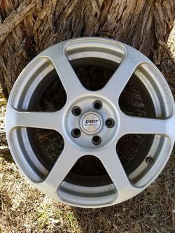 17" sport edition rims. 5x4.50 Inches Is the Bolt Pattern. Have all 4 rims, used normal condition.