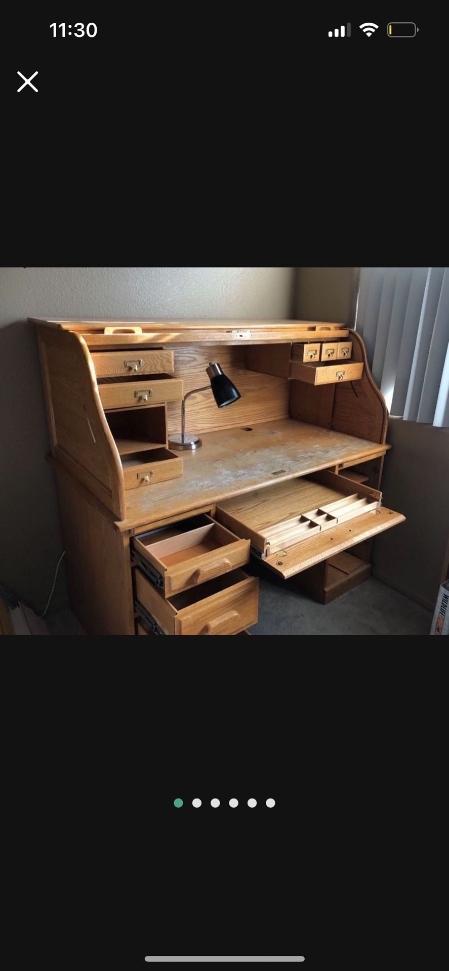 Vintage Maple Desk