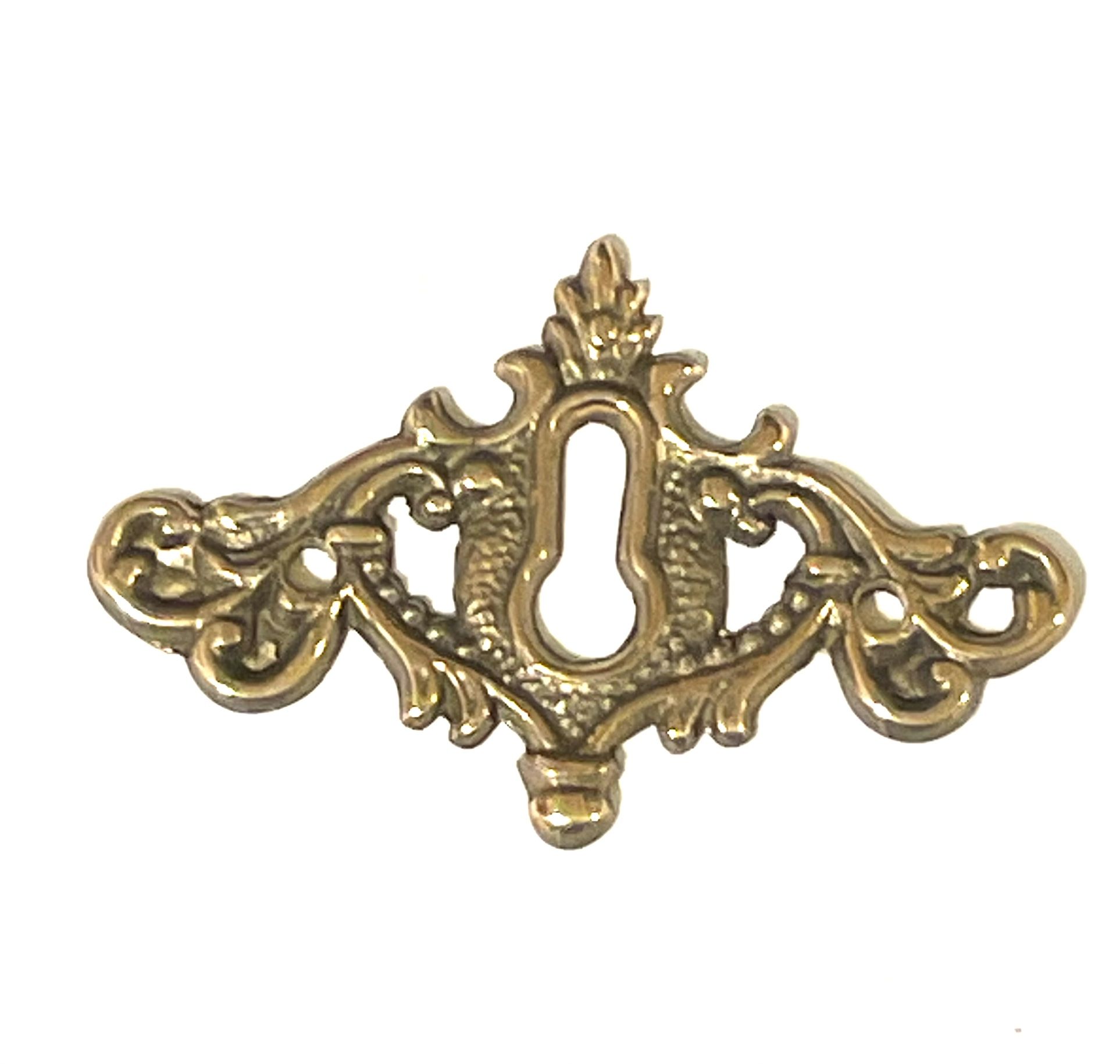 Brass Victorian Hollywood Keyhole Covers 6
