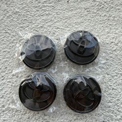 black toyota wheel center caps