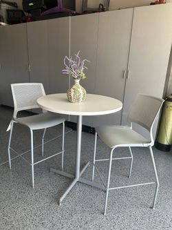 Pub table and chairs