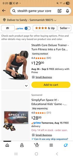 Like new stealth game your core exercise board. Sells for over $143 with tax! Over 50% off retail. Will sell to the first person to pay. Please don't 