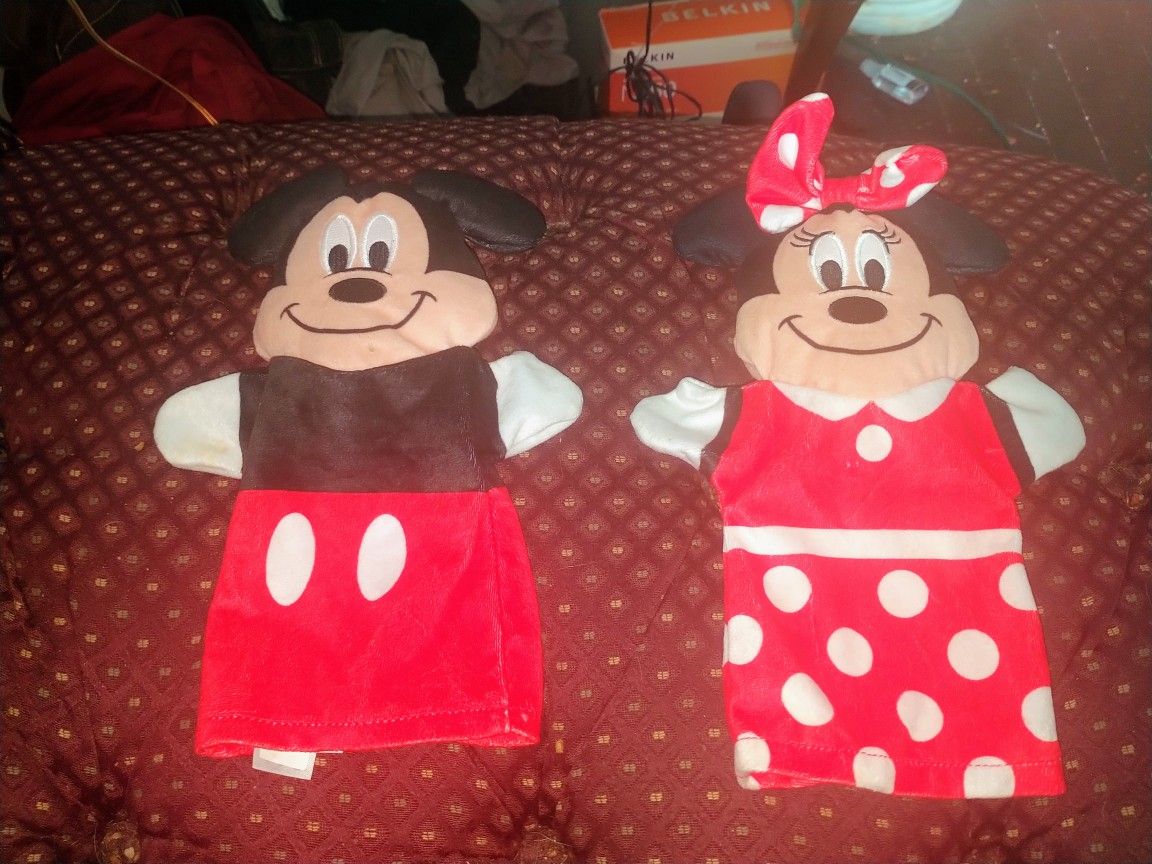 Mickey Mouse And Minnie Puppet S Good Condition Lakewood Ohio Porch Pick Up Available